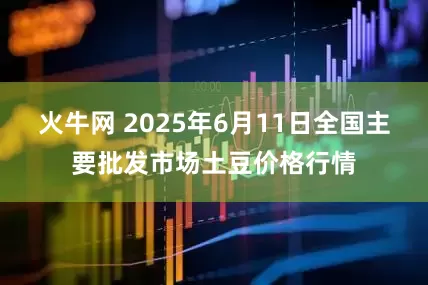火牛网 2025年6月11日全国主要批发市场土豆价格行情
